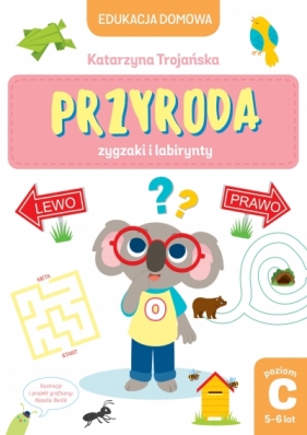 Edukacja domowa. Przyroda zygzaki i labirynty. Poziom C (5-6 lat) - Katarzyna Trojańska, Natalia Berlik