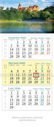 Kalendarz 2016 KT 05 Zamek trójdzielny