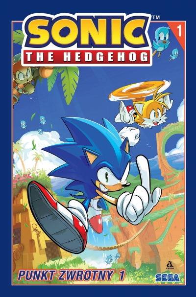 <img src='https://webimage.pl/pics/556/6/d9788324186556.jpg' style='height:440px' /> Punkt zwrotny. Sonic the Hedgehog. Tom 1 wyd. 6