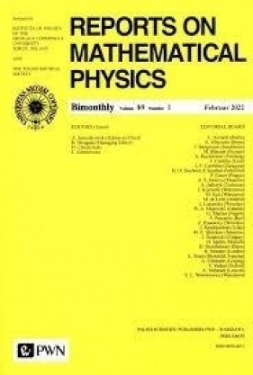 Reports on Mathematical Physics 89/1 - Opracowanie zbiorowe