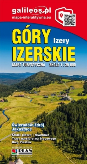 Mapa turystyczna - Góry Izerskie 1:25 000 w.2024 - Opracowanie zbiorowe