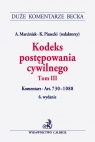 Kodeks postępowania cywilnego Tom 3 Komentarz do art. 730?1088