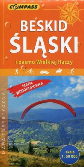 Beskid Śląski i pasmo Wielkiej Raczy mapa turystyczna 1:50 000