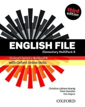 English File Elementary Student's Book/Workbook MultiPack B with Oxford Online Skills - Praca zbiorowa