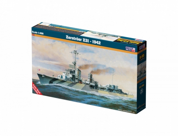 Model do sklejania Zerstroer Z31-1942 (G-55)