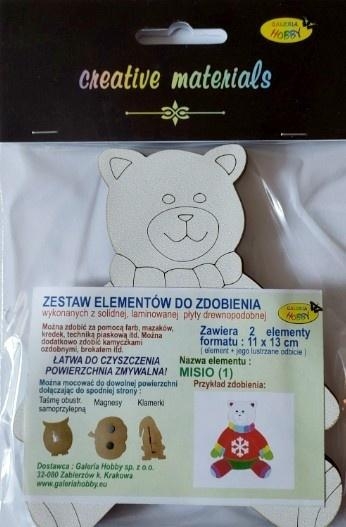 <img src='https://webimage.pl/pics/557/3/d5902581133557.jpg' style='height:440px' /> Zestaw elementów do zdobienia Misio BN 11x13cm