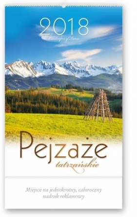 Kalendarz reklamowy 2018 - Pejzaże Tatrzańskie RW5