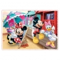 Trefl, Puzzle Disney 4w1: Minnie Mouse z przyjaciółkami (34355)