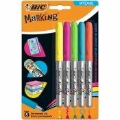 Marker Marking Intense permamentny 5 kolorów BIC