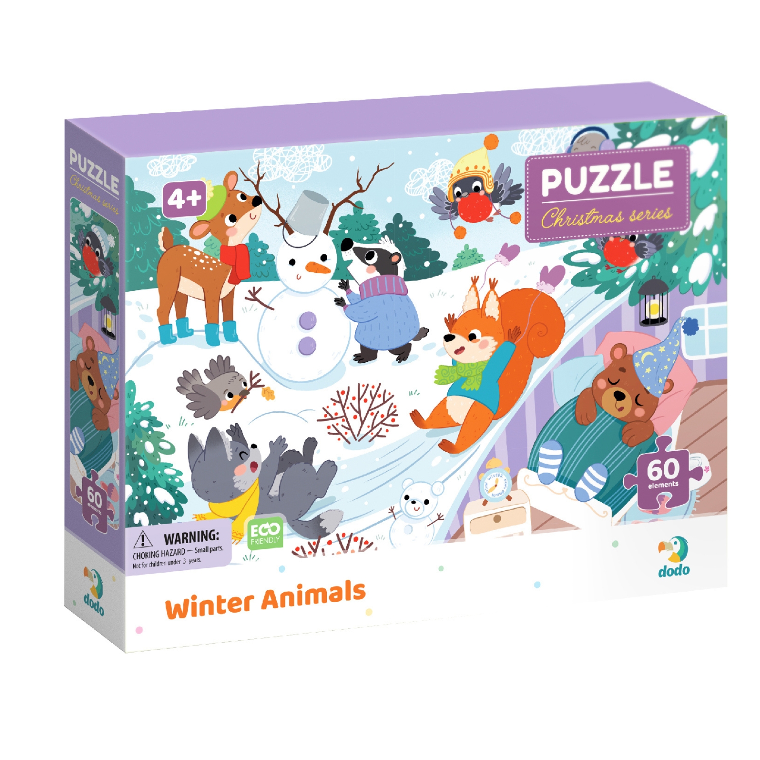 <img src='https://webimage.pl/pics/557/6/d4823115906557.png' style='height:440px' /> Puzzle - Zimowe zwierzęta, 60 el. (300578)