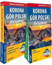 Korona Gór Polski dla każdego przewodnik + mapa - Natalia Bieracka, Maciej Bieracki
