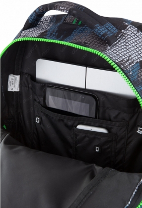 Coolpack - Bentley - Plecak młodzieżowy - Grey (Badges B) (B16150)