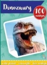 100 naklejek z plakatem. Dinozaury praca zbiorowa