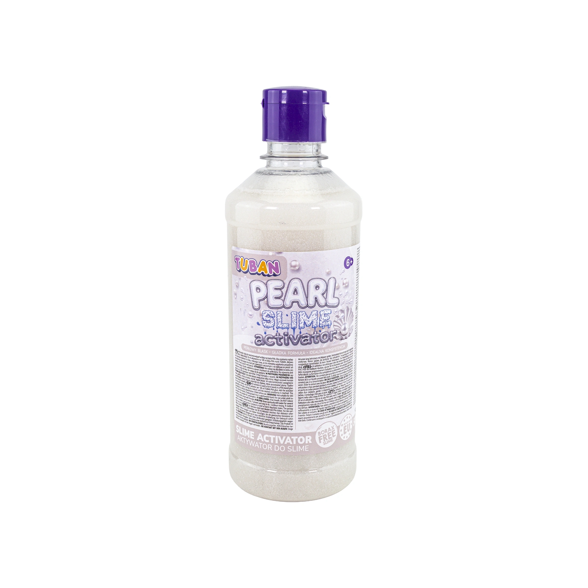 Tuban, Perłowy aktywator do slime'a - biały, 500ml