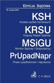 Kodeks spółek handlowych Krajowy Rejestr Sądowy Monitor Sądowy i gospodarczy Prawo upadłościowe i naprawcze - <br />