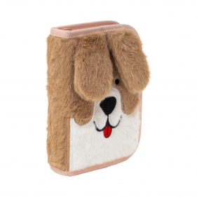 Astrabag, Piórnik pojedynczy dwuklapkowy bez wyposażenia Fluffy Puppy, AC1