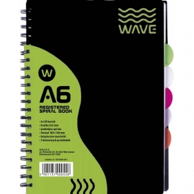 Kołozeszyt Astra A6/120k kratka - Wave (104006001)