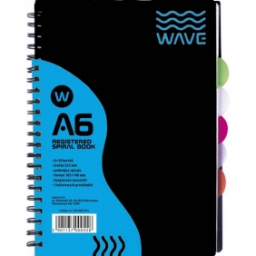 Kołozeszyt Astra A6/120k kratka - Wave (104006001)