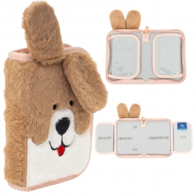 Astrabag, Piórnik pojedynczy dwuklapkowy bez wyposażenia Fluffy Puppy, AC1