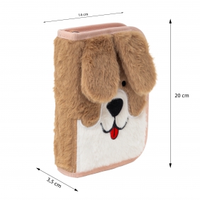 Astrabag, Piórnik pojedynczy dwuklapkowy bez wyposażenia Fluffy Puppy, AC1