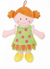 Lalka szmaciana Peppi 30cm zielona