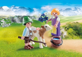 Playmobil Special Plus: Dzieci z cielaczkiem (70155)