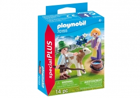 Playmobil Special Plus: Dzieci z cielaczkiem (70155)