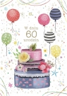 Kartka okolicznościowa Urodziny 60