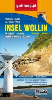 Mapa atrakcji - Wyspa Wolin w. niemiecka 1:45 000 - Opracowanie zbiorowe