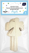 Patyczki drewniane - Angels, 6 szt.