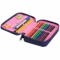 Coolpack - Jumper 2 - Piórnik podwójny z wyposażeniem - Navy Kitty (C66240)