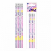 Ołówek z gumką HB Unicorn 4szt