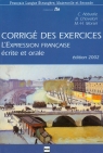 Expression Francaise ecrite et orale klucz Corrige des exercices