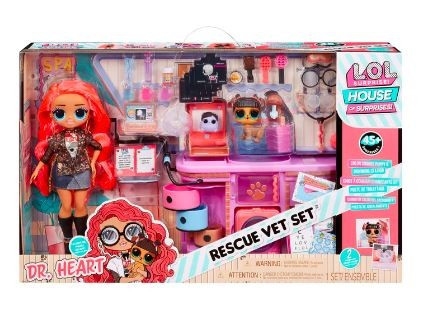 Zestaw z lalką L.O.L. Surprise OMG I AM- Rescue Vet Set (591559EUC)