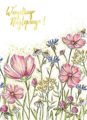 Karnet B6 Kwiaty polne