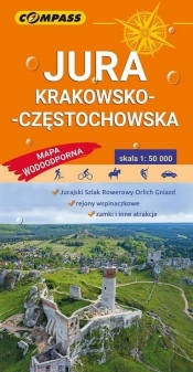 Mapa tur. wodoodpor. Jura Krakowsko-Częstochowska - praca zbiorowa