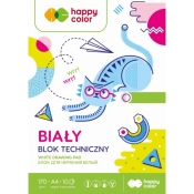 Blok techniczny Happy Color A3/10k - biały (HA 3717 3040-M0)