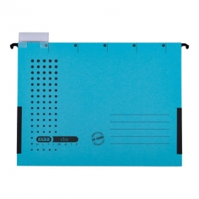 Teczka zawieszkowa Elba Chic Ultimate®, z płóciennymi boczkami - niebieska (100552099)