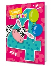 KARNET B6 "Twoje 4 Urodziny"