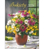 Kalendarz 2026 ścienny bukiety