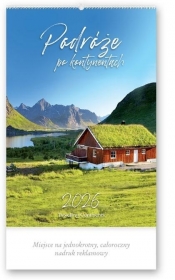 Kalendarz 2026 reklamowy Podróże po kontynentach