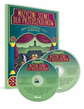 Muzyczne scenki dla przedszkolaków + 2 CD - Stadtmuller Ewa