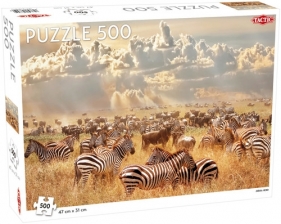 Puzzle 500: Zebra Herd