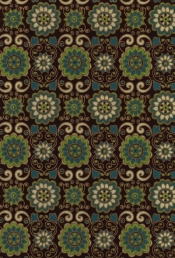 Papiery ozdobne India ornament - brązowy 20x29 cm 10 arkuszy