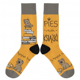 Skarpetki - Pies na książki rozm. 37/41