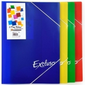 Teczka ofertowa A4 Excluso3 Flap folder mix kolorów