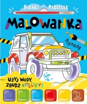 Farbki i pędzelek. Malowanka. Użyj wody, zbudź kolory! Pojazdy - Anna Podgórska