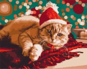 Obraz Paint it! Malowanie po numerach. Santa kot (BS51356)