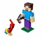 Lego Minecraft: BigFig Steve z papugą (21148)