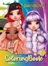 Blok do kolorowania z naklejkami Rainbow High